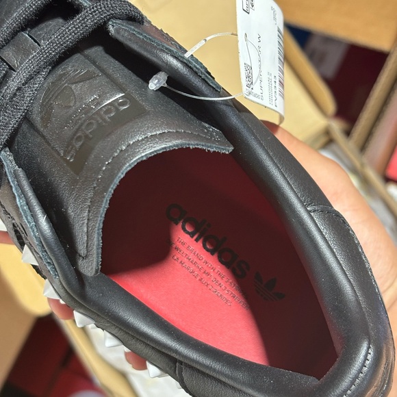 Women’s Adidas Superstar Black/Studded White - Picture 5 of 7